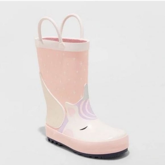 Cat \u0026 Jack Shoes | Girls' Neely Unicorn Rain Boots - Cat \u0026 Jack Pink | Color: Pink | Size: Various | Pm-98726307's Closet
